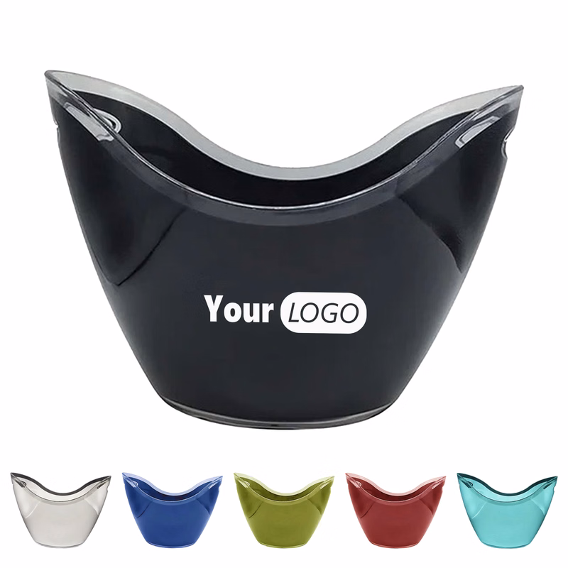 Pvc Stylish 8L Ice Bucket With Handles ?C Perfect For Parties