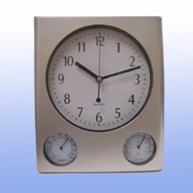 WEATHER STATION WALL CLOCK