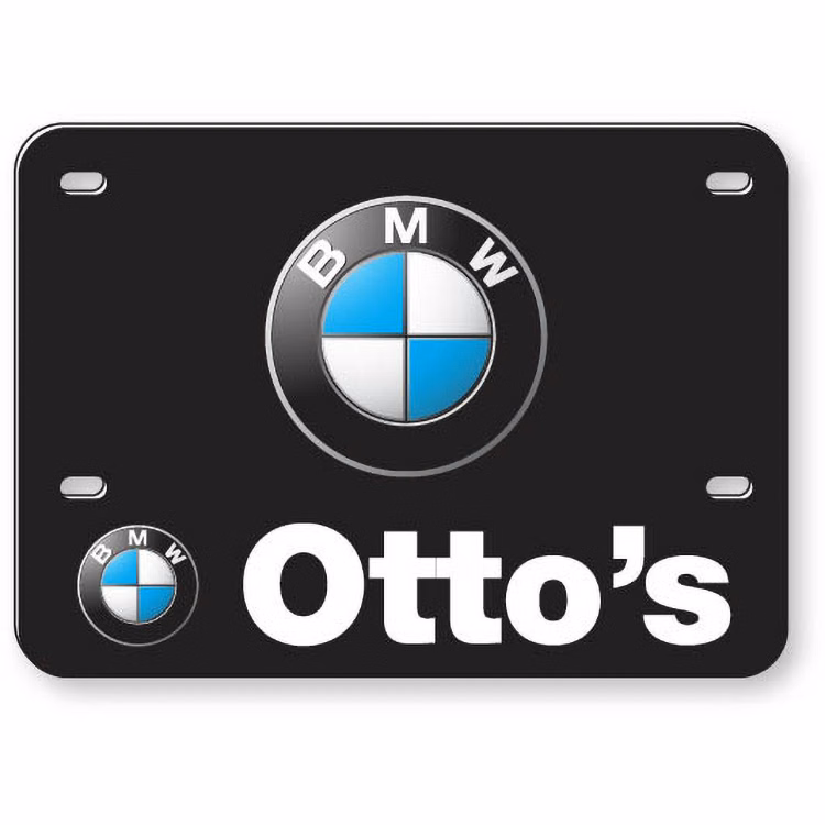 .060 White Styrene Licence Plates (5.625" x 7.875") Full colour