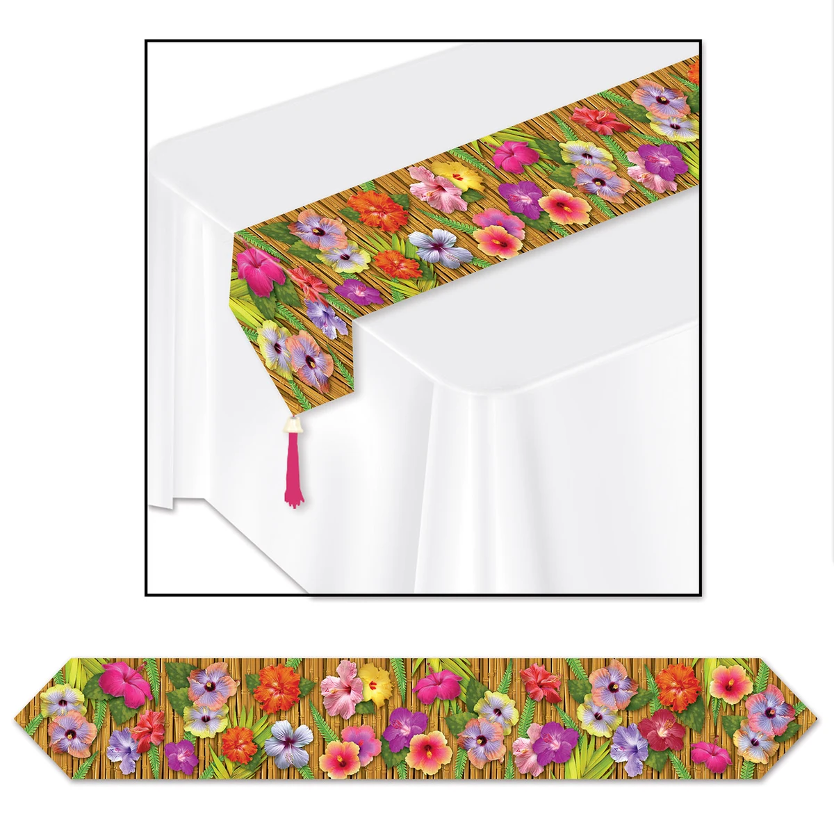 Printed Luau Table Runner 1