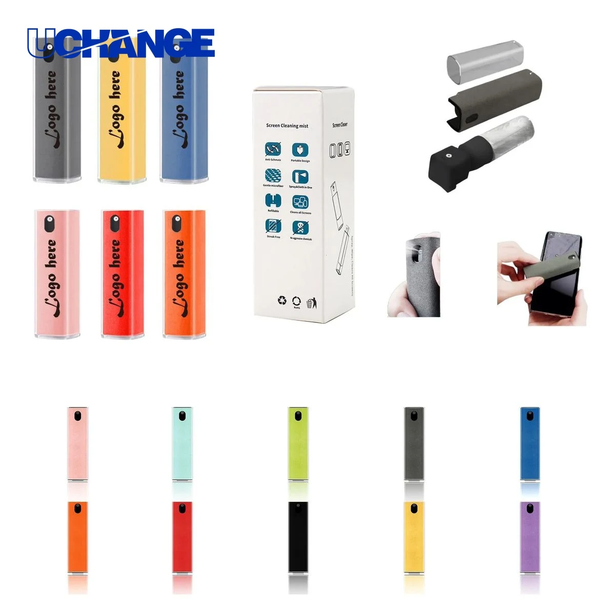 Eyewear Phone Screen or Eyeglass Cleaner Sanitizer Spray Tool 1