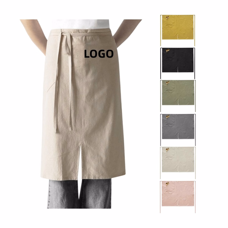 Adjustable Waist Large Pocket Apron