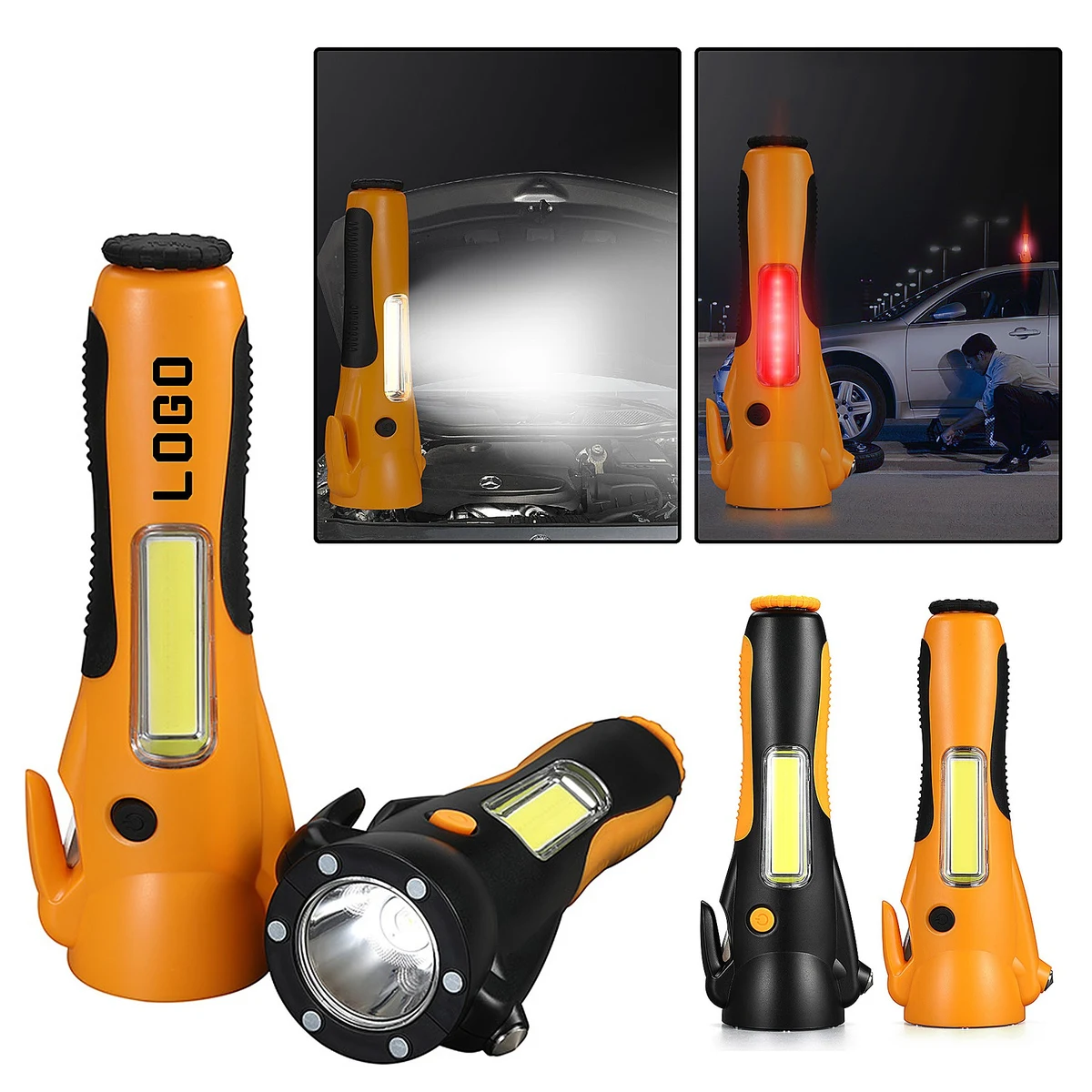 Emergency Glare LED Flashlight Multifunctional Tool 1