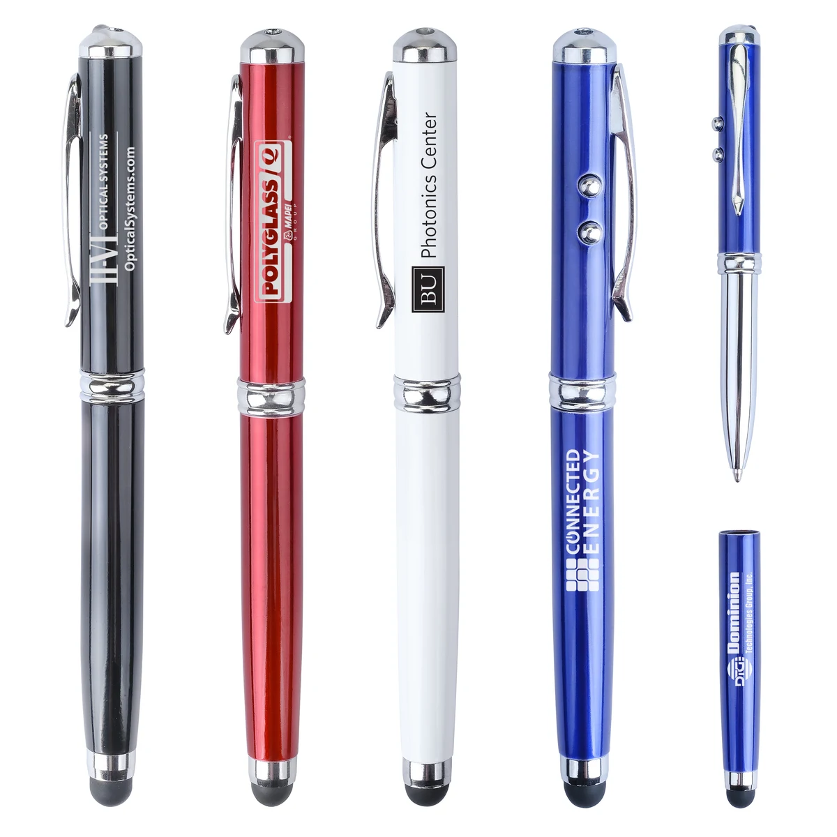 Picard 4-in-1 LED Laser Pointer & Metal Ballpoint Pen w/Stylus 1