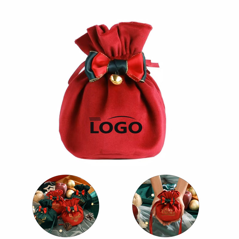Drawstrings Velvet Gift Bags Jewelry Pouches
