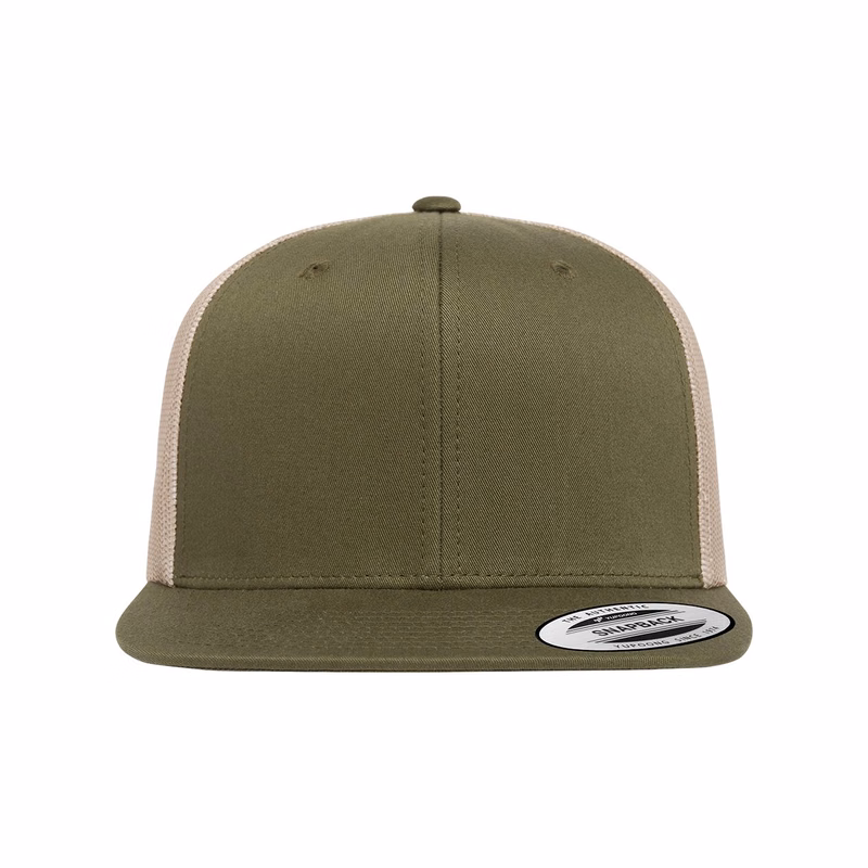 Retro High Profile Trucker Cap - 6609