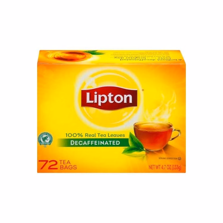 Lipton Black Tea Decaf 72pk