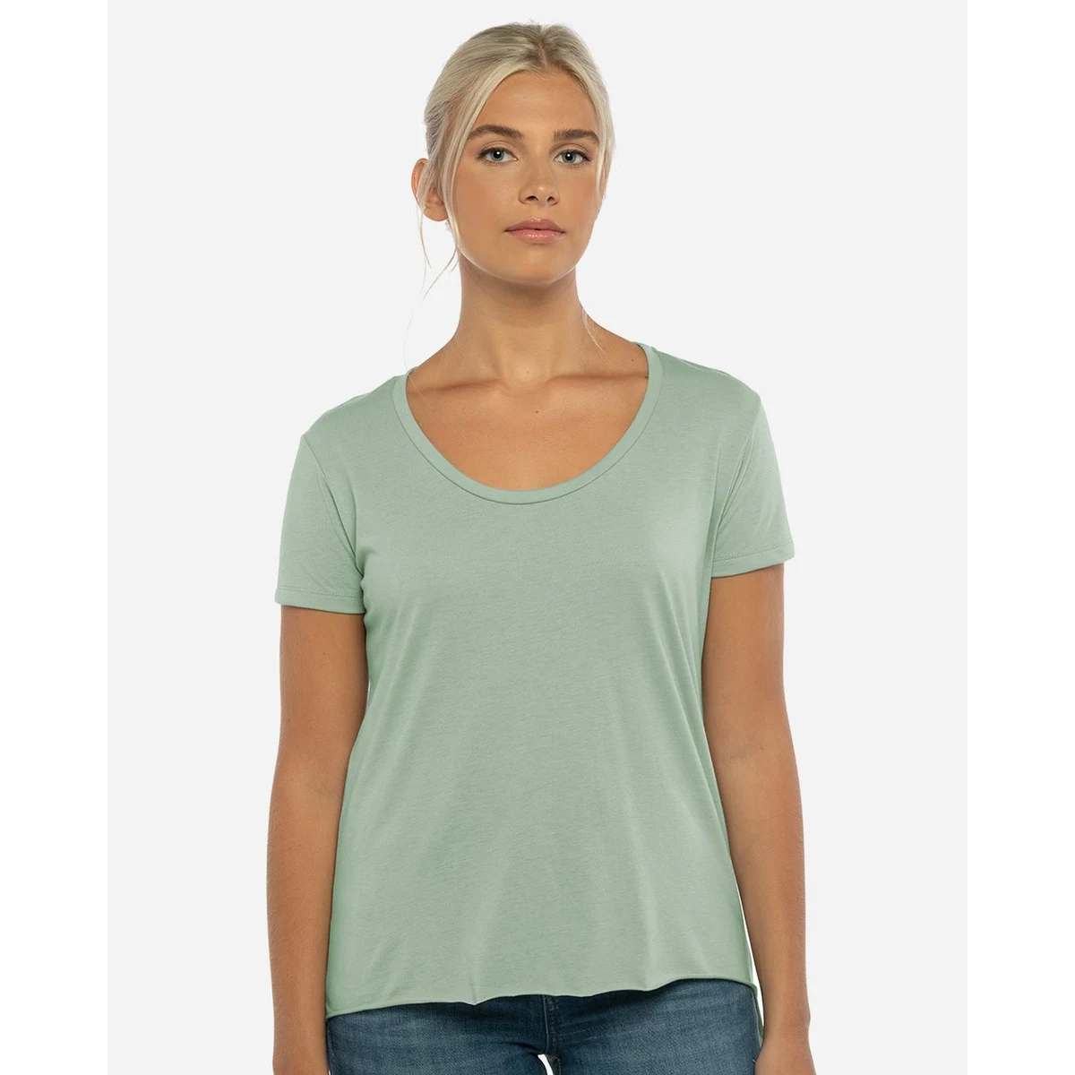 Women's Festival Scoop Neck Tee - 5030 1