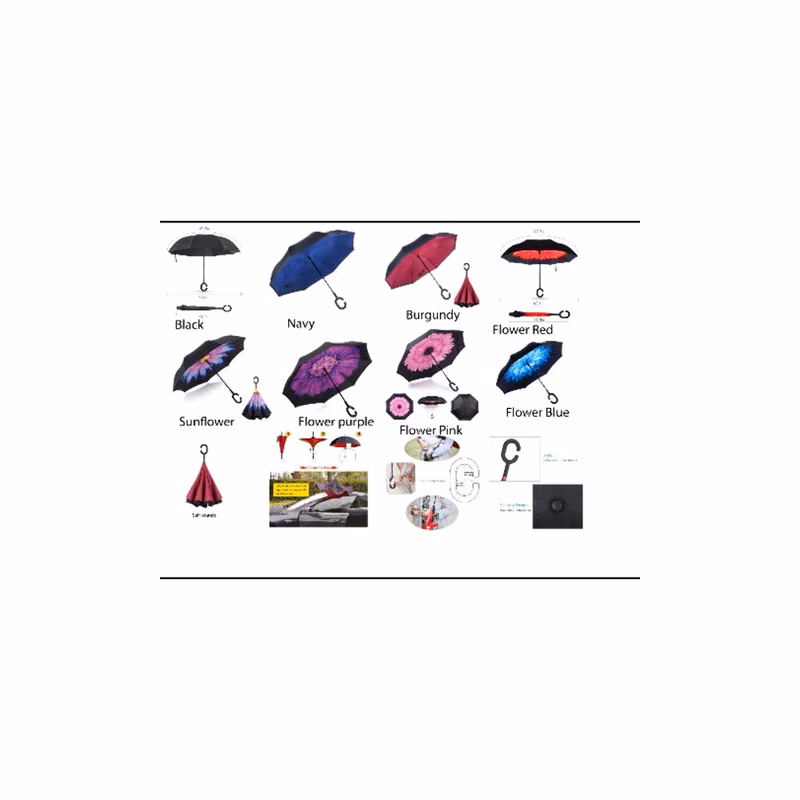 Windproof Folding Umbrellas - Assorted Styles