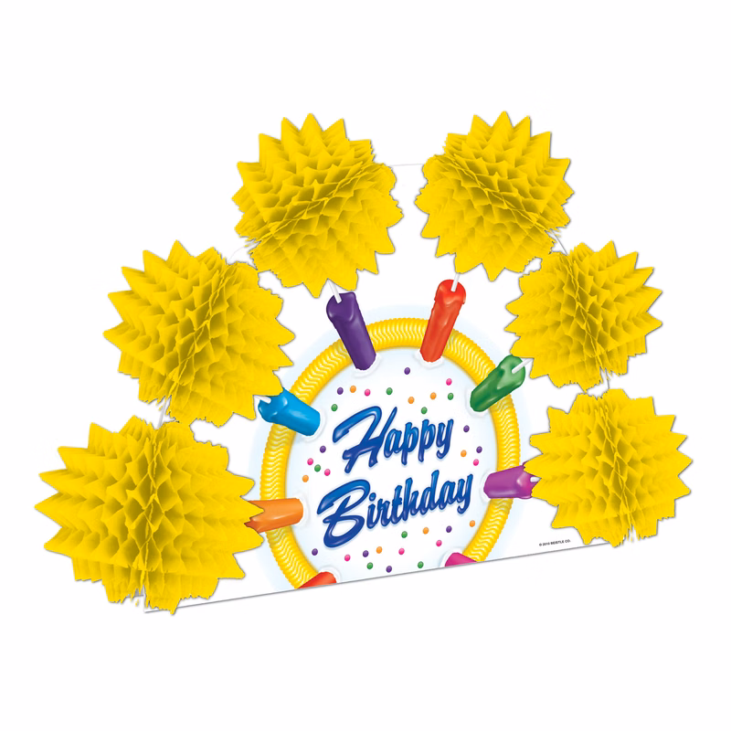 Happy Birthday Popover Centerpiece