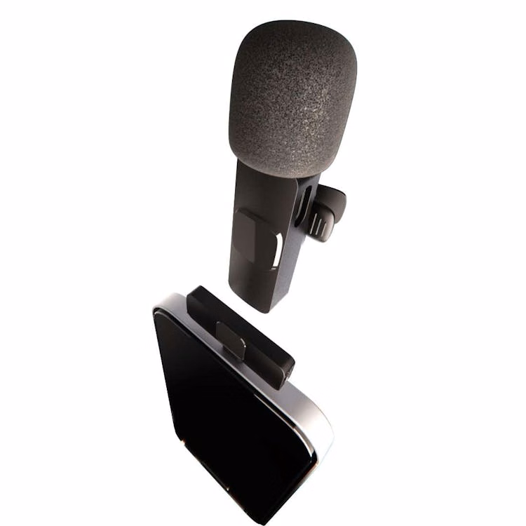 Wireless Mic With USB-C Dongle - Black