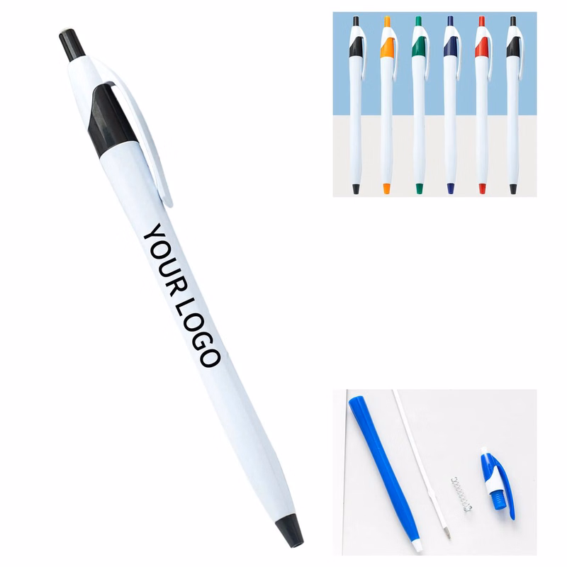 Plastic Lightweight Click Ballpoint Pen