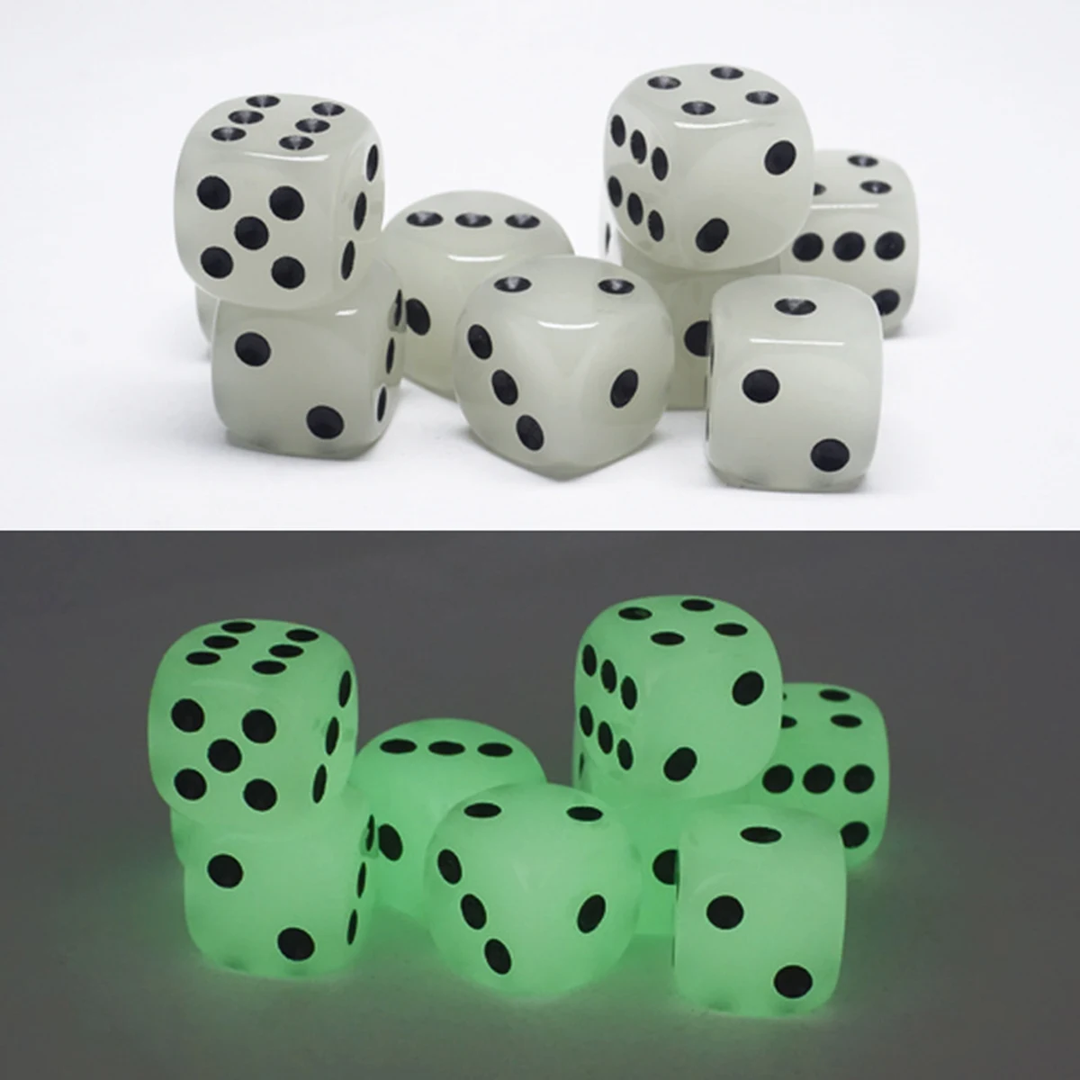 Glow in The Dark 6 Sided Dice 1