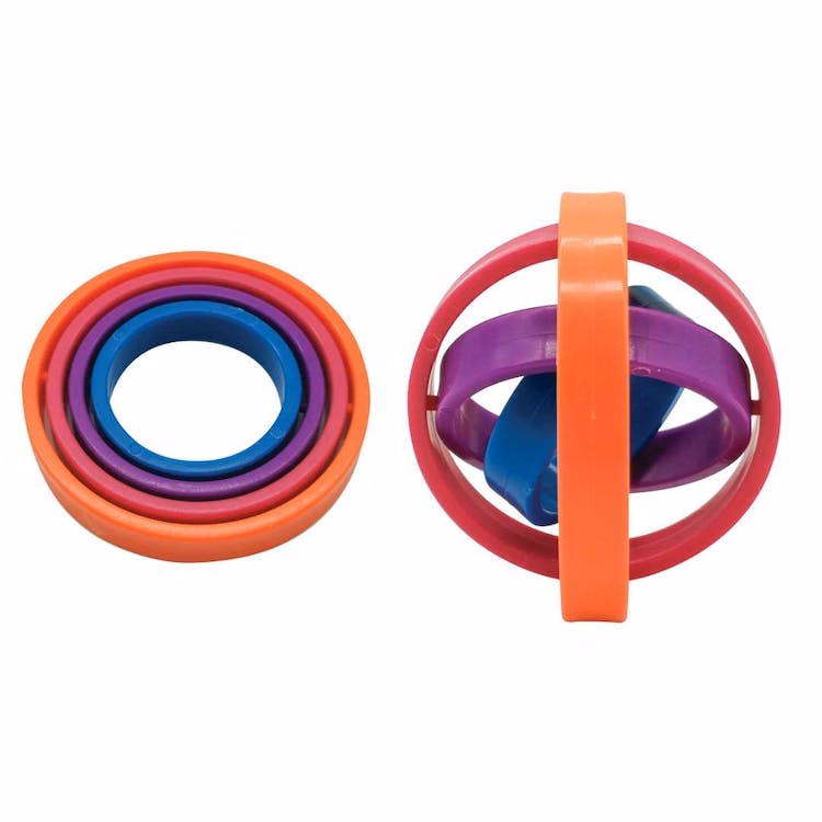 Gyroscope Fidget Toys - Random Colors Folds Flat