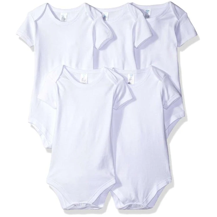 Short Sleeve Bodysuits - 5 Pack 9 Months 1