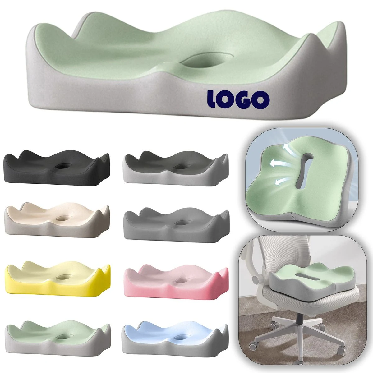 Breathable Office Seat Cushion 1