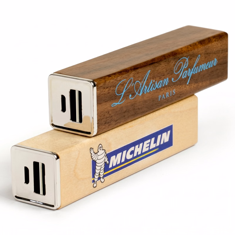 Wood Power Bank Portable Charger - 2600 MAh