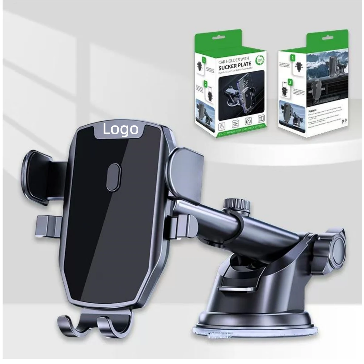 Universal Car Mount Phone Holder Desk Stand With Suction Cup Base 1