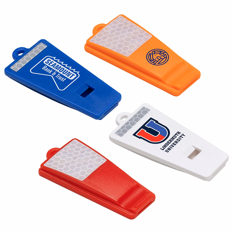 Safety First Reflective Whistle