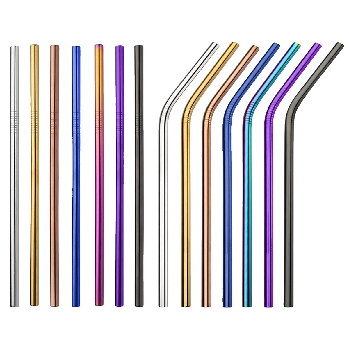 Stainless Steel Straw 8MM x 215MM - Colour 1