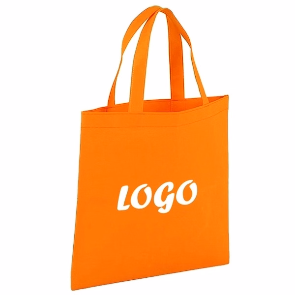 Custom 80gsm Non-Woven Reusable Tote Bag — Reinforced Handle Eco Grocery Shopping Bag