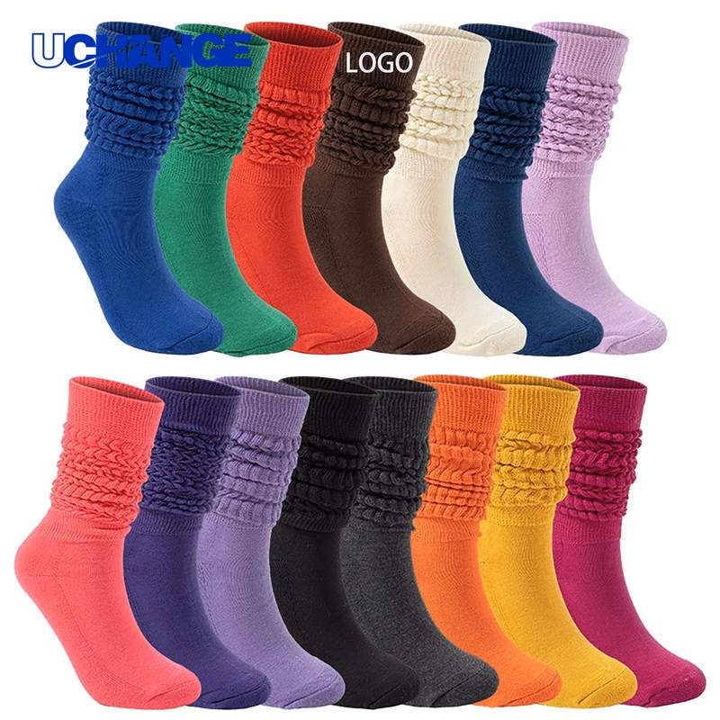 Extra-Long Knee-High Scrunch Socks
