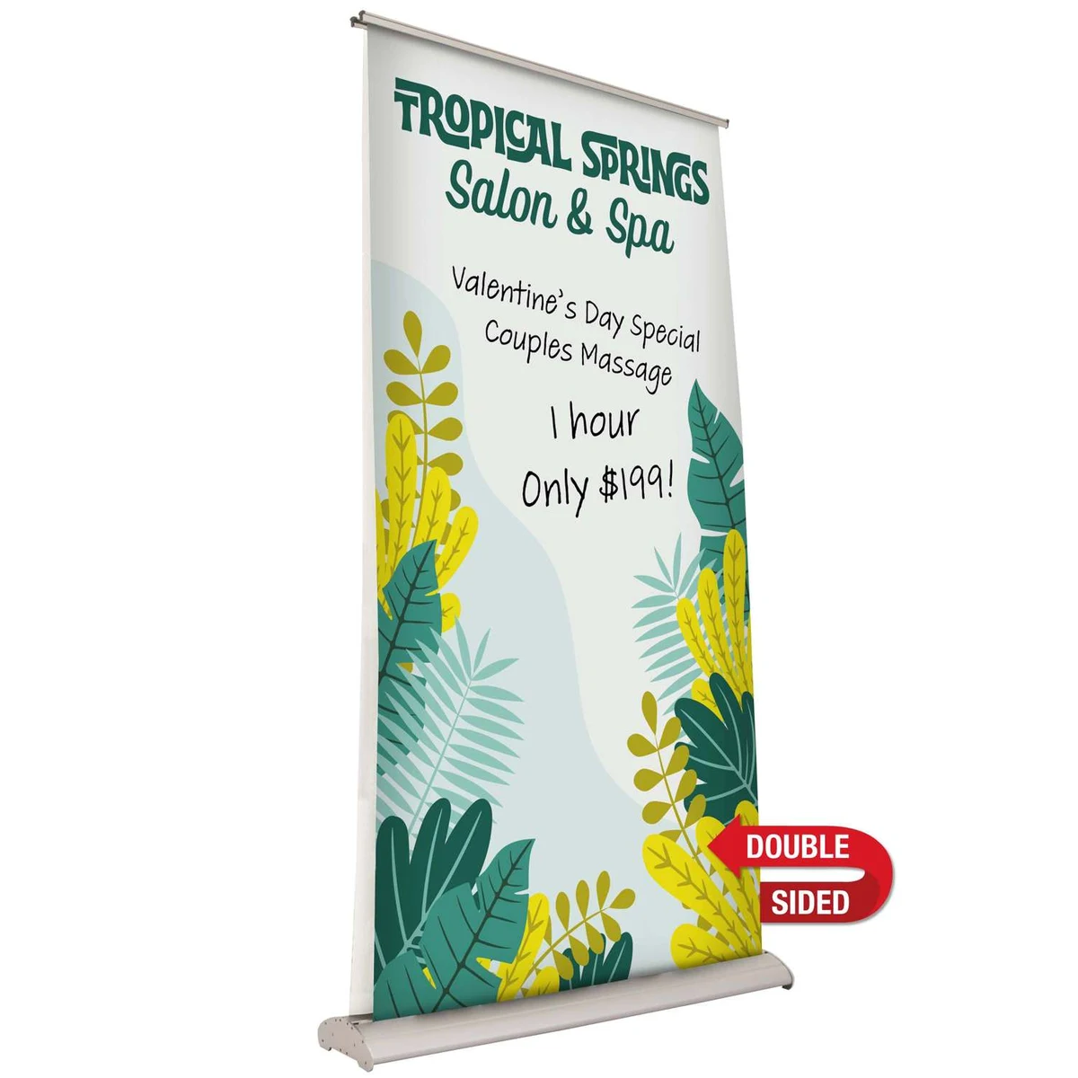 46.5" Deluxe Pro Retractor Double-Banner Kit (Dry-Erase Media) 1
