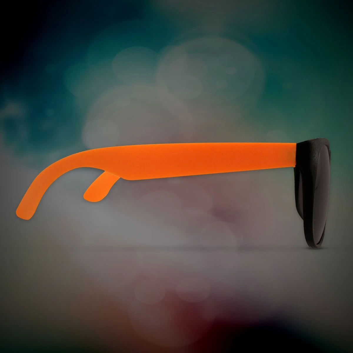 Custom Orange Neon Billboard Sunglasses, printed lenses glasses 1