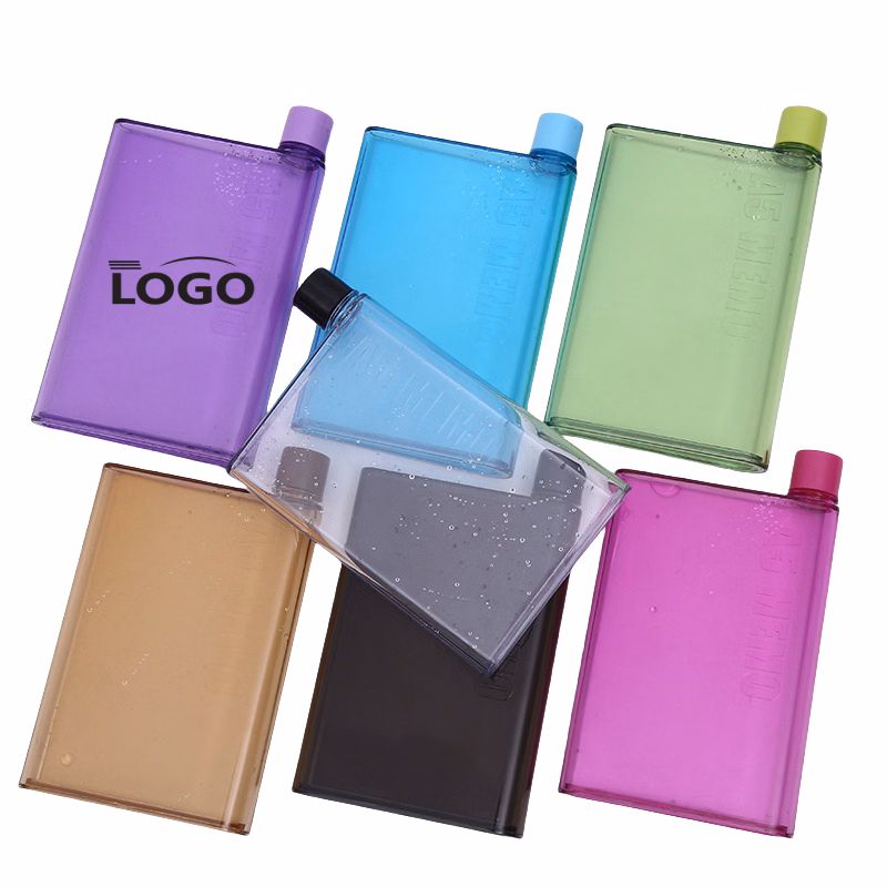 Customized A5 Flat Transparent Water Cup