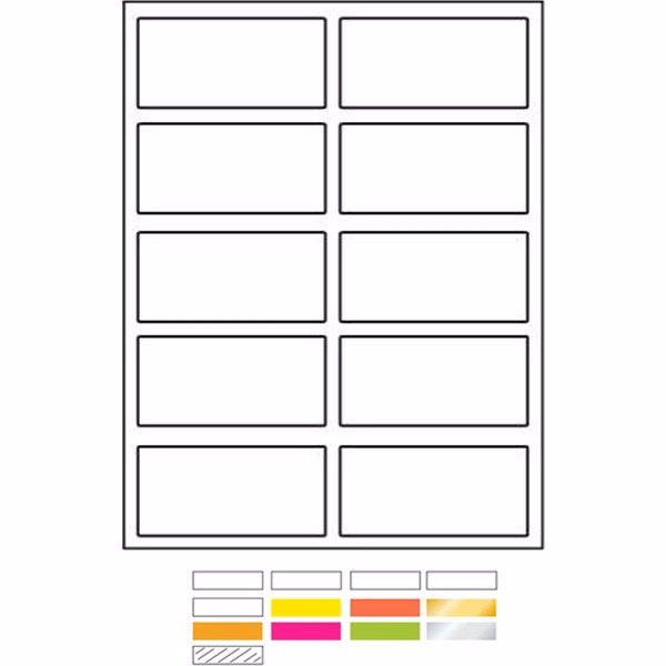 Laser Labels (4"X2")