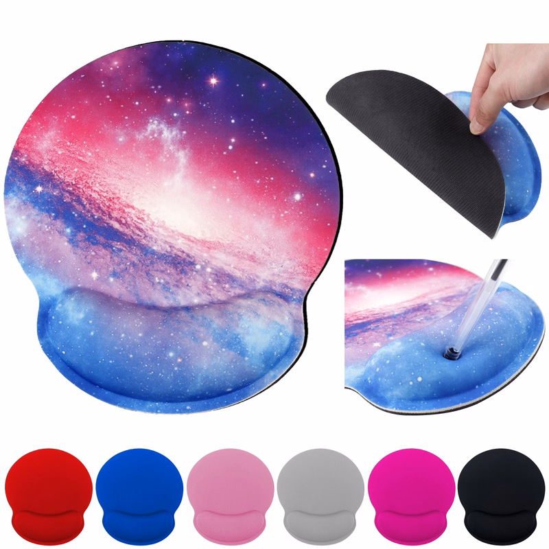 Memory Foam Mouse Pad With Wrist Rest