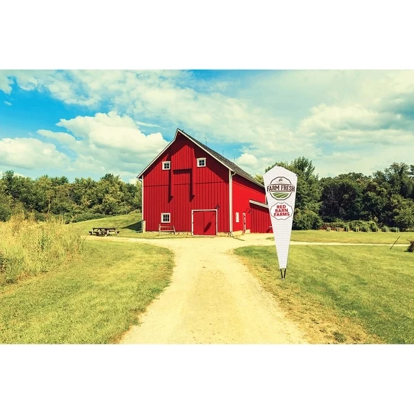 Surfer Style Flip Flag 4.1' x 16.8' 1