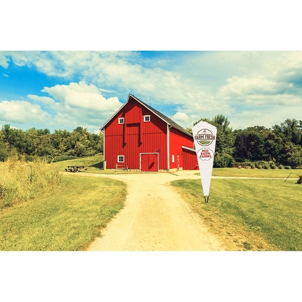 Surfer Style Flip Flag 4.1' x 16.8'