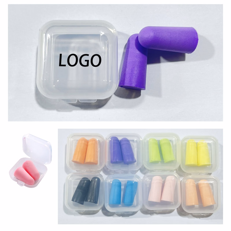Noise-proof Square Case Earplugs MOQ 100pcs