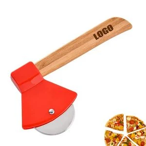 Axe Shaped Pizza Cutter Sharp Stainless Steel Blade 1