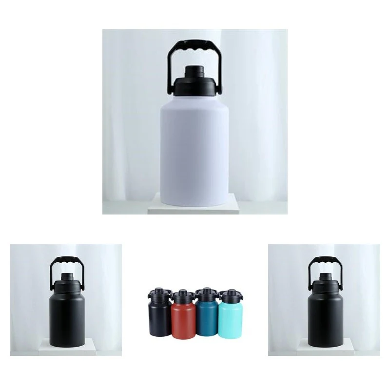 Stainless Steel Sports Water Bottle with Handle 1