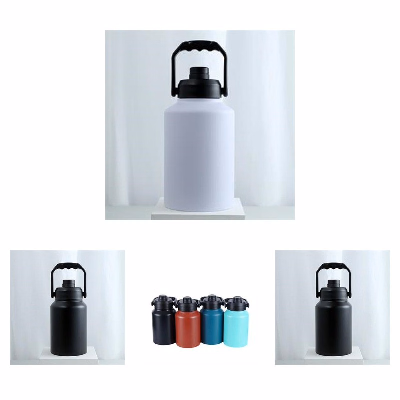 Stainless Steel Sports Water Bottle with Handle