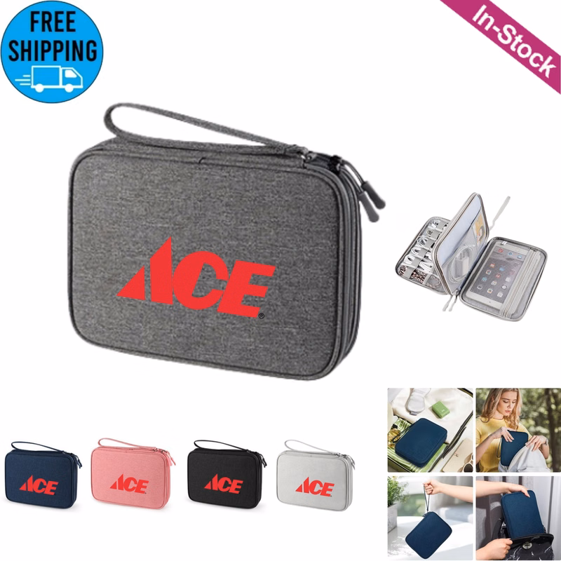 Electronic Organizer Travel Cable Organizer Storage Bag