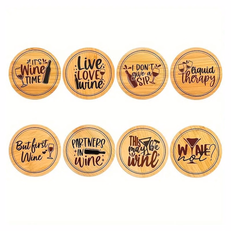Wooden Wine Glass Lid