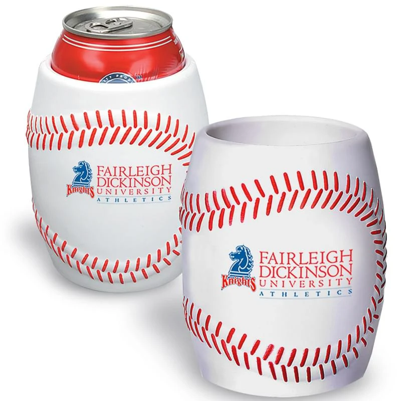 Baseball Can Holder, custom koozie with logo imprint 1