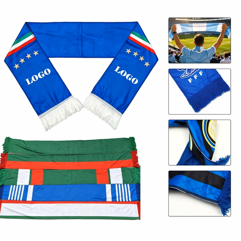 Sports Cheer Fringe Scarf