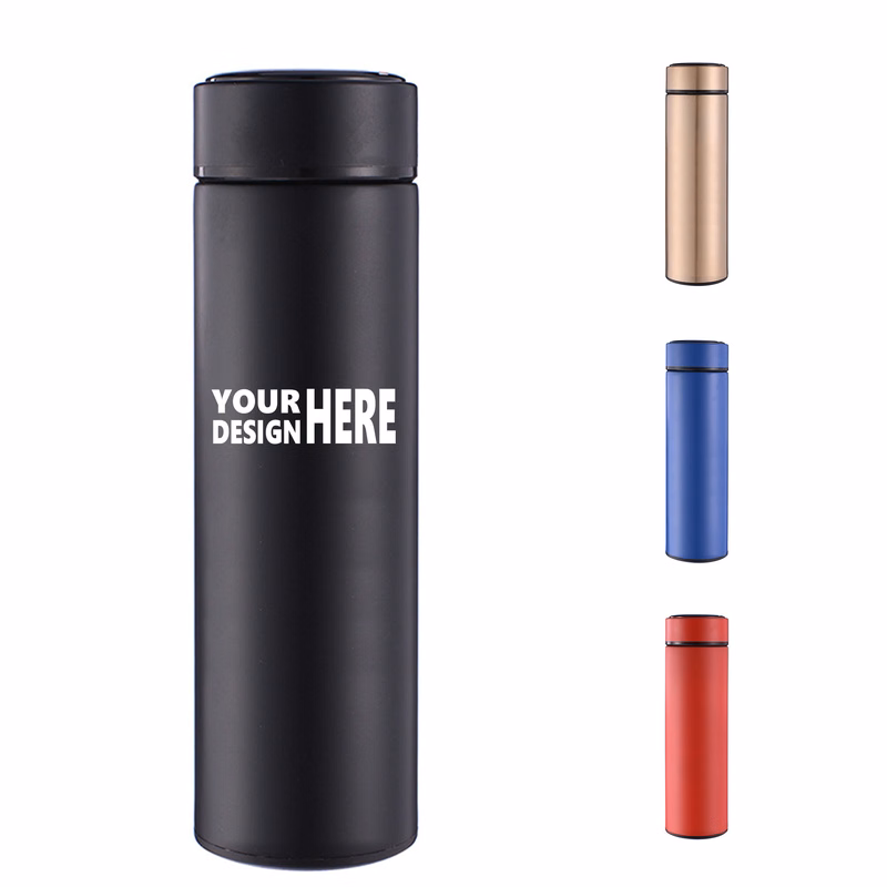 Customizable 17oz Double-Wall Stainless Steel Bottle