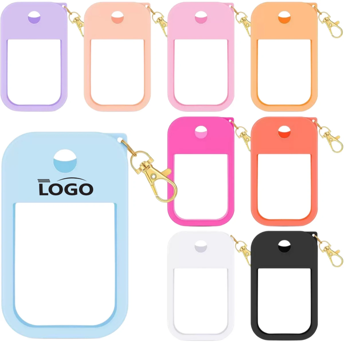 Silicone Hand Sanitizer Holder With Keychain 1