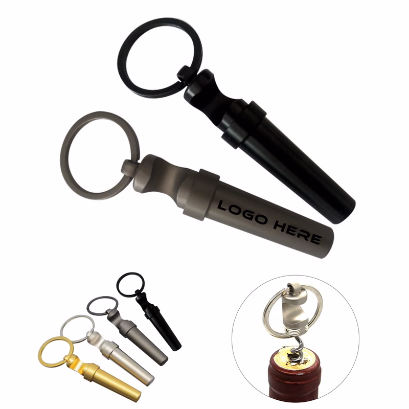 3 in 1 Portable Multi Keychain Corkscrew