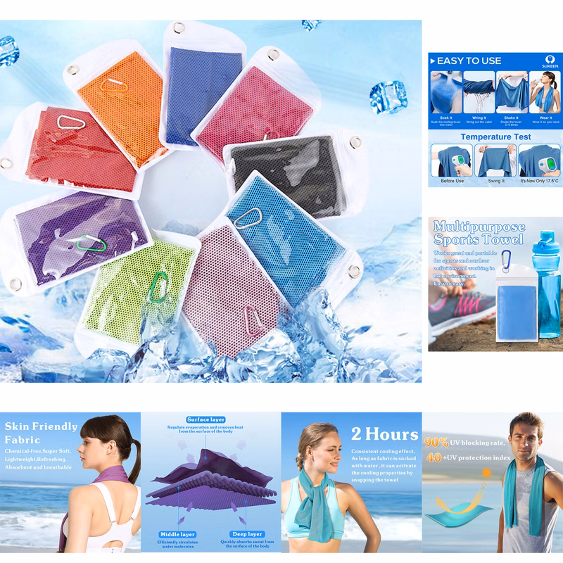 40"x12" Microfiber Cool Towel