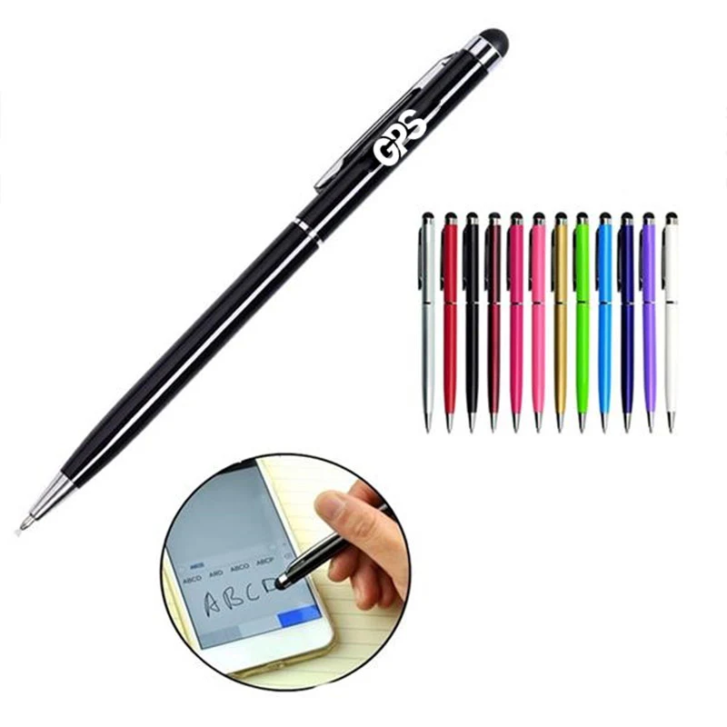 5 3/8 " Rotating Touch Screen Ball Point Pen 1