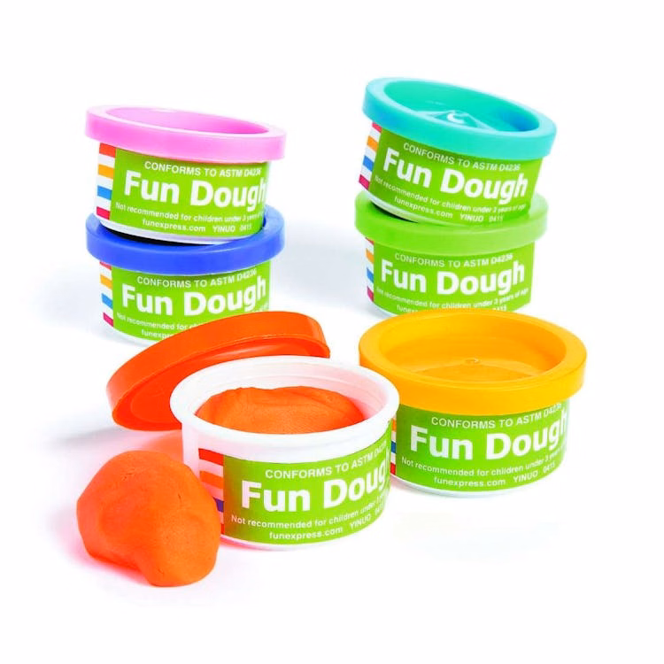 Modeling Dough Tubs - 1 oz