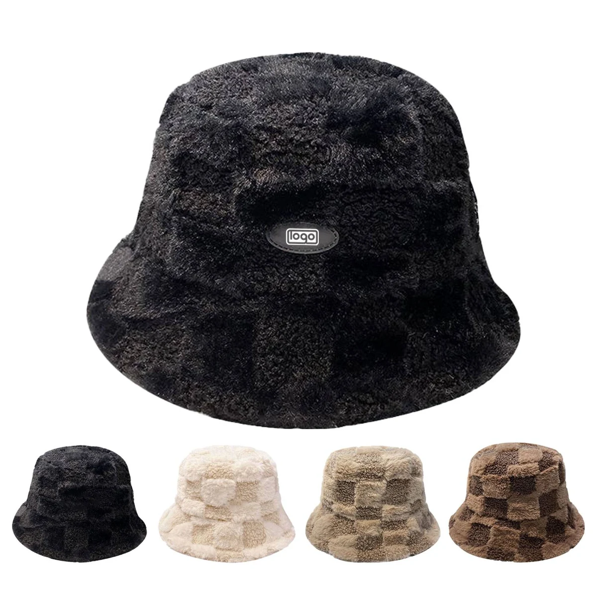 Winter Plush Fluffy Bucket Hat 1