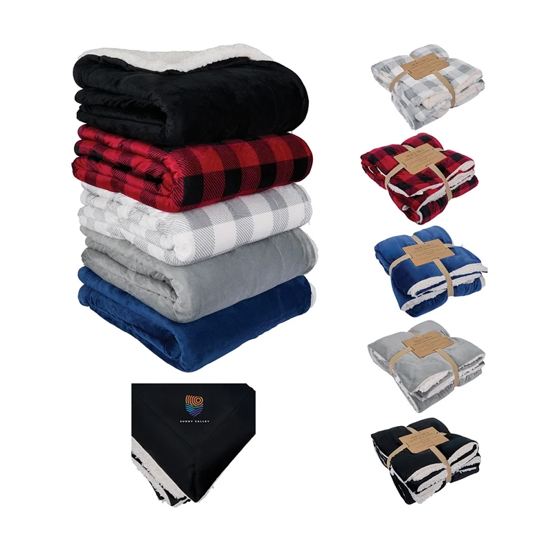 Brookline Micro Mink Sherpa Blanket 1