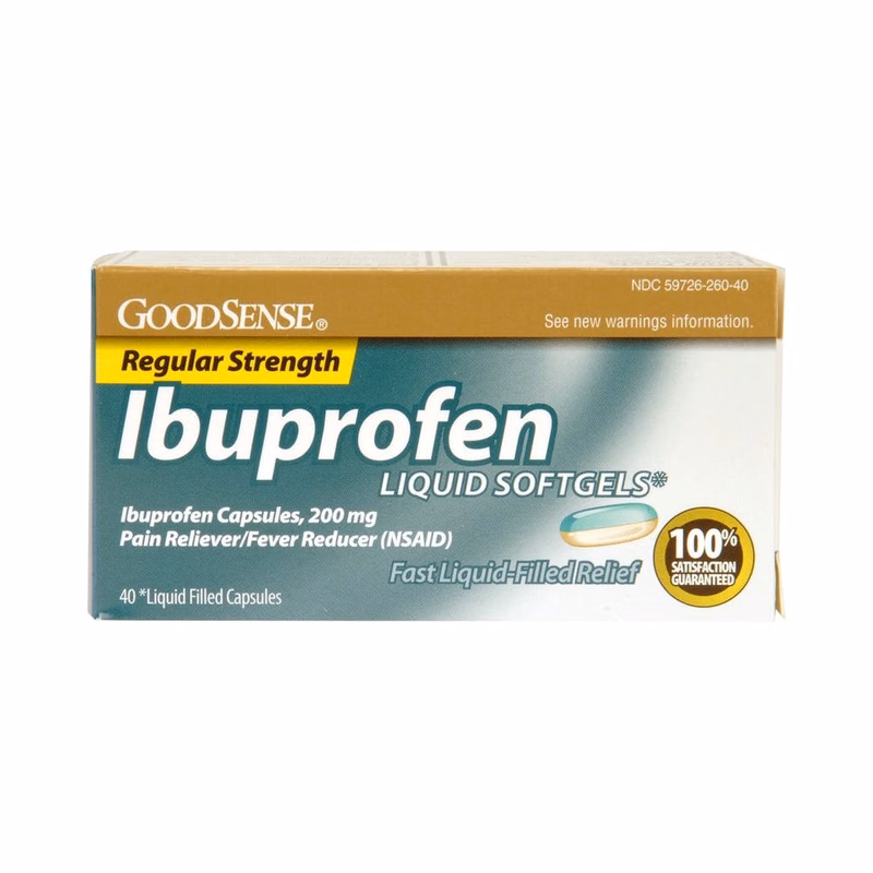 Ibuprofen Liquid Softgels - 200 mg NSAID